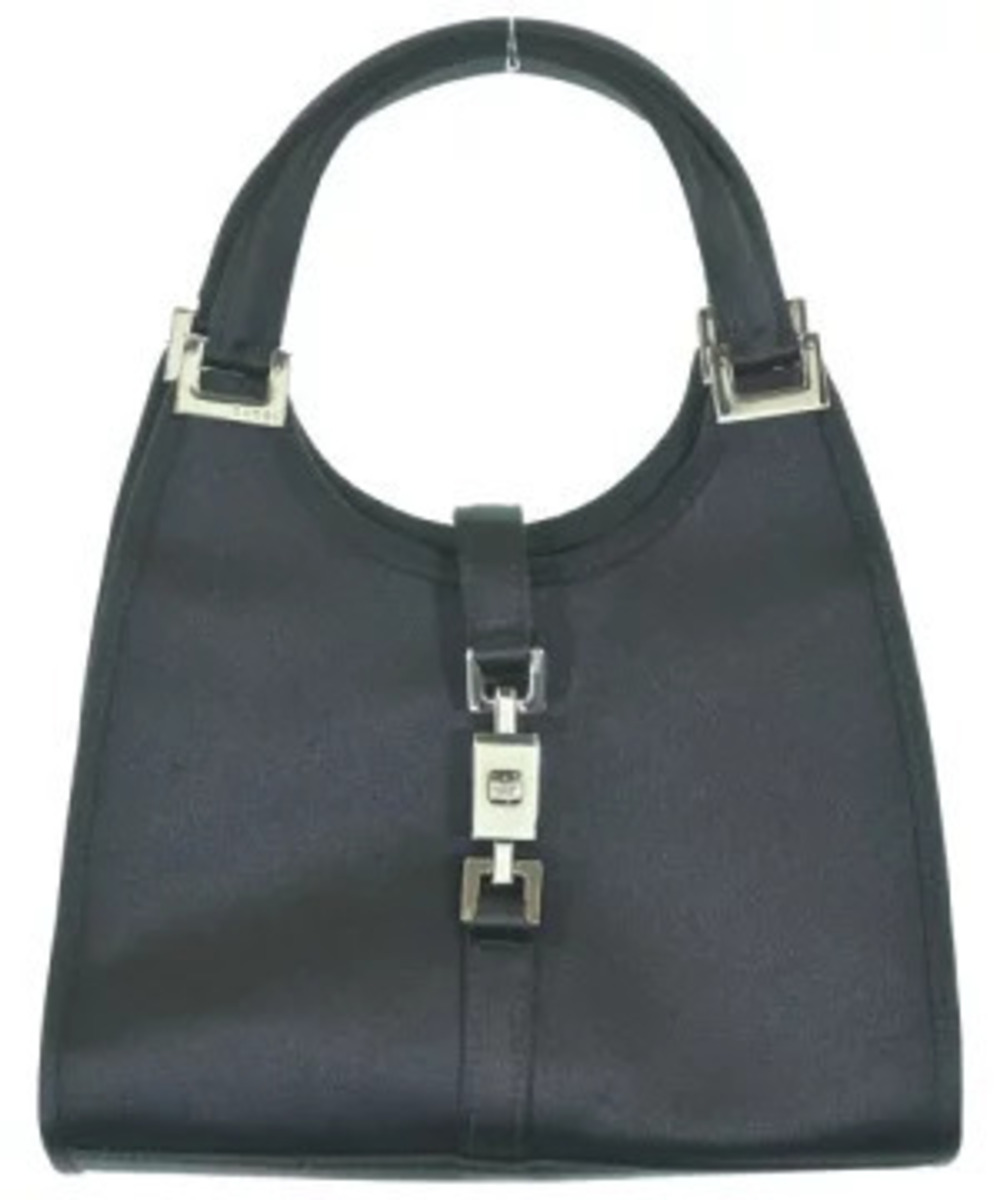 Gucci Jackie Leather Hobo Shoulder Bag Black